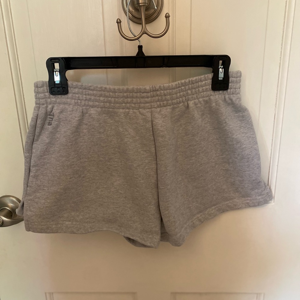 Aritzia Gray Athletic Shorts with Elastic Waistband